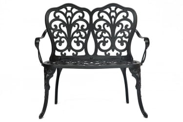 Скамья Сеcрет Де Маисон Сймпхоние сплав металла/алюминий, 95х56х92см, черный / Secret De Maison Symphonie