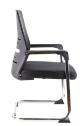 Кресло для посетителей Еверпроф Висит Сетка Черный / Everprof Visit