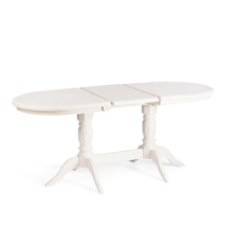 Стол CОППОЛА бук, мдф, 140+40кс80кс77см, Иворй вхите / COPPOLA 140+40x80x77см, Ivory white