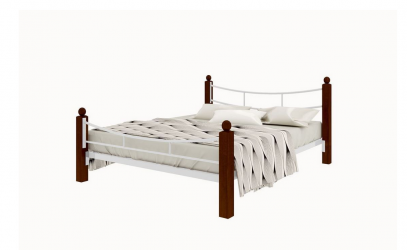 Кровать София Лукс плус 1400х1900 Белая / Lux plus