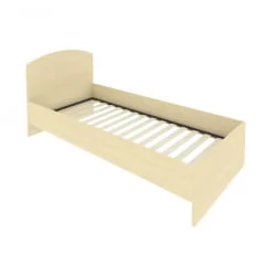 Кровать с ортопедическим основанием и изголовьем ЛИГХТ С-КИ-90 Клен / LIGHT