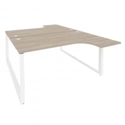 Рабочая станция на О-образном м/к ОНИКС О.МО-Д.СА-4 Дуб Аттик/Белый / ONIX O.MO-D.SA-4