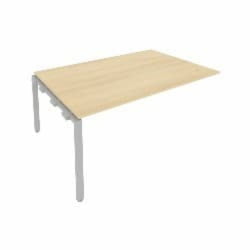 Проходной наборный элемент переговорного стола Метал Сйстем Б.ППРГ-5 Акация/Серый / Metal System