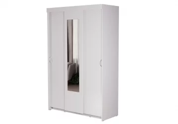 Длинный шкаф Комфорт 9-М Ясень шимо светлый