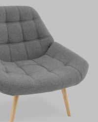 Кресло Олби Квадро серый