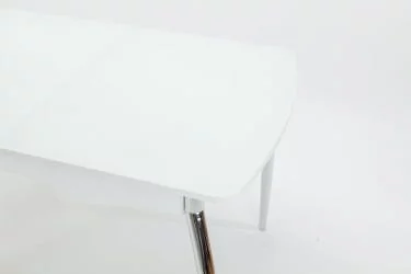 Стол обеденный Чикаго СТ(6191) белый,стекло белое