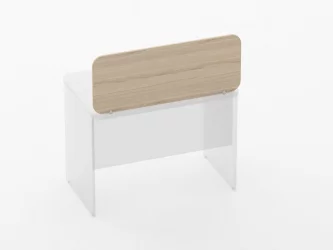 Офисная перегородка Глассй 5.14.10 Дуб молочный / Glassy