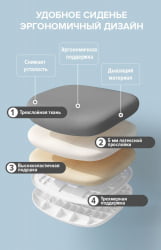 Детское кресло Еверпроф Кидс 104 Ткань Темно-серый / Everprof Kids