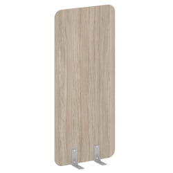 Перегородки на металлических опорах на фетровых подпятниках Р-лине ДП.Ф-80-180 Дуб Аттик / R-line DP.F-80-180