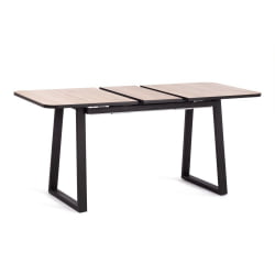 Раздвижной стол МАЛТИДО Дуб Вотан/черный / MALTIDO