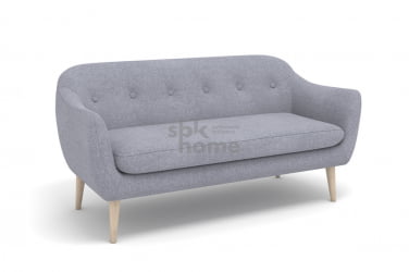 Диван тканевый Реймс ткань Браво грей (800*1700*840) Серый, Т1838444/60811/4 / Bravo grey T1838444/60811/4