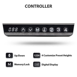 Геймерский стол Еурека ЕРК-ЕД71-ВН / Eureka ERK-ED71-WN