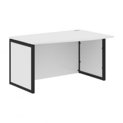 Стол письменный правый КСТЕН-КП КСКПCТ 149Х Р Белый Антрацит / XTEN-QP XQPCT 149H R