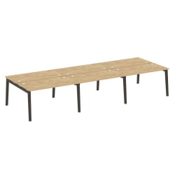 Рабочая станция ОНИКС ВООД ОВ.Д.РС-6.3.7 Тиквуд Светлый/Темный / ONIX WOOD OW.D.RS-6.3.7