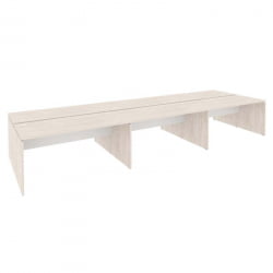 Рабочая станция ОНИКС О.Д.РС-6.4.7 Денвер Светлый/Белый / ONIX O.D.RS-6.4.7