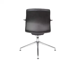 Конференц-кресло Лилль CФ экокожа Черный / CF