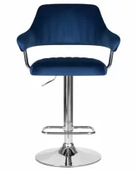 Стул барный ДОБРИН CХАРЛЙ Синий велюр МДЖ9-117 / DOBRIN CHARLY MJ9-117