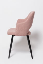 Стул для гостиной К14 блаcк Розовый (РС-12\ч) / black