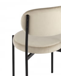 Стул Бриф НЕВ велюр Бежевый / NEW