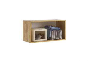 Антресоль Бери МПР-025 Дуб крафт золотой/графит / MPR-025