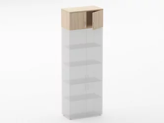 Антресоль широкая Глассй 6.04.131 Орех / Glassy