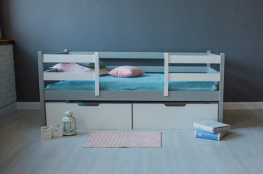 Ящик для детской кровати РооРоом ВК-7 Белые / RooRoom VK-7