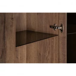 Узкий шкаф в прихожую Лофт 500 см Дуб Табак / Loft