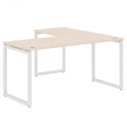 Стол угловой левый КСТЕН-К КСКCТ 1615 Л Бук Тиара Белый / XTEN-Q XQCT L