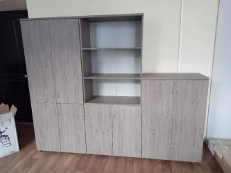 Шкаф средний закрытый Твин 16.14.101 Дуб Верцаска / Twin