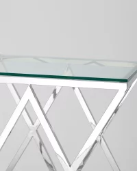 Журнальный стол ИНСИГНИЯ 55кс55 Серебро / 55x55