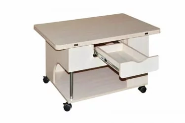 Стол-трансформер раскладной Стэп Ясень Шимо светлый