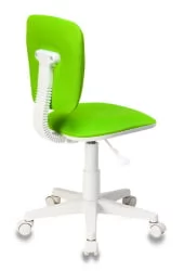 Кресло детское Бюрократ CХ-В204НКС (пластик белый) Салатовый 15-118 / CH-W204NX