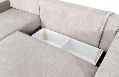 Диван угловой Бостон Стандарт Бежевый