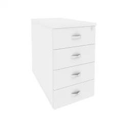 Тумба приставная / опорная ОНИКС О.ТПО-1.8 Белый Бриллиант / ONIX O.TPO-1.8