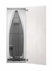 Шкаф со встроенной гладильной доской Ирон Слим (правый) Беленый дуб / Iron Slim