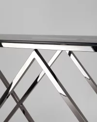 Консоль ИНСИГНИЯ 115кс30 Темный хром стекло смоке / 115x30 smoke