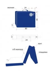 Складной матрас Коунтрй Лигх макси 80-200 / Country Ligh maxi