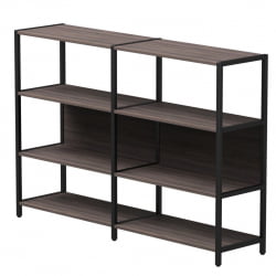 Набор стеллажных систем Еверпроф ЕВО №1 Дуб Пасадена Черный / Everprof EVO