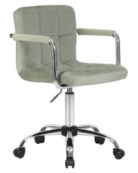 Офисное кресло для персонала ДОБРИН ТЕРРЙ Мятный велюр МДЖ9-87 / DOBRIN TERRY MJ9-87