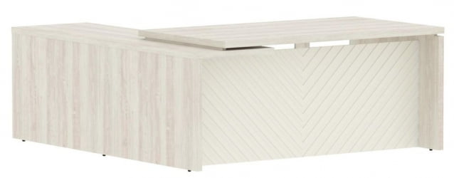 Стол руководителя правый Торр ЛУКС ТЛCТ 1820 Р Сосна Эдмонд Латте / Torr LUX TLCT R