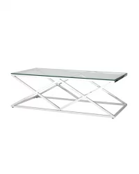 Стол журнальный ИНСИГНИЯ 120кс60 Серебро / 120x60