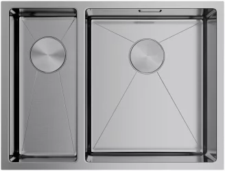 Мойка Омоикири Таки 58-2-У/Иф-Ин-Р Нерж.Сталь/Нержавеющая Сталь / Omoikiri Taki 58-2-U/If-In-R