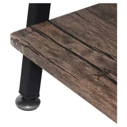 Стол на металлокаркасе БРАБИКС ЛОФТ CД-004 Мореный дуб / BRABIX LOFT CD-004