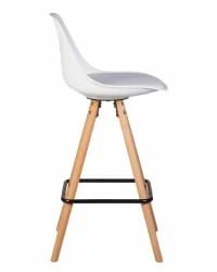 Барный стул ДОБРИН РОННИ Белый ЗЛ-В-02 / DOBRIN RONNI ZL-W-02