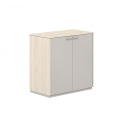 Шкаф низкий Атлас НЗ-0314.ЙН.ГС Ясень Наварра Серый камень / Atlas NZ-0314.YN.GS