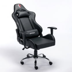 Кресло компьютерное БРАБИКС Хунтер ГМ-130 Черное / BRABIX Hunter GM-130