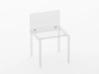 Экран (пластик) Дека 8.14.08 Белый-024 (без крепления) / Deka