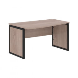 Стол письменный левый КСТЕН-КП КСКПCТ 149 Л Дуб Сонома Антрацит / XTEN-QP XQPCT L