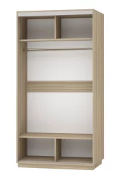 Шкаф-купе со стеклом Экспресс Хит Париж/Ясень шимо светлый