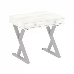 Стол письменный ХОМЕ ОФФИCЕ ВР.СП-1-79.М Снежная Платина/Серый металл / HOME OFFICE VR.SP-1-79.M